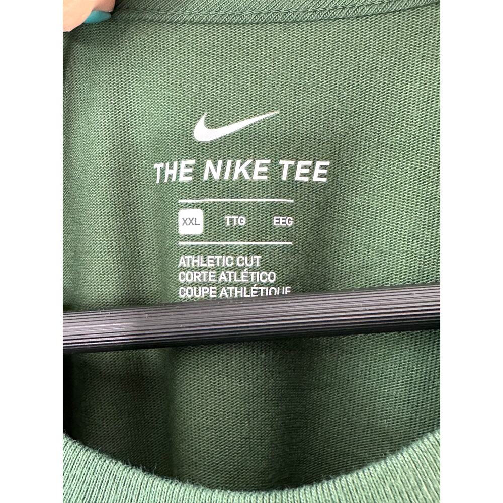 Nike Green Michigan State Spartans Cotton Retro T-Shirt Men's XXL NEW - Picture 5 of 7